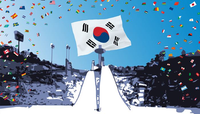 韓国でのオリンピックイメージ