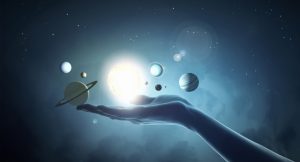 手の上の太陽系惑星
